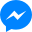 het Facebook messenger logo